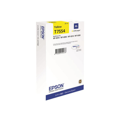 Epson Tinte C13T755440 T7554 Gelb ca. 4.000 Seiten - Tinte