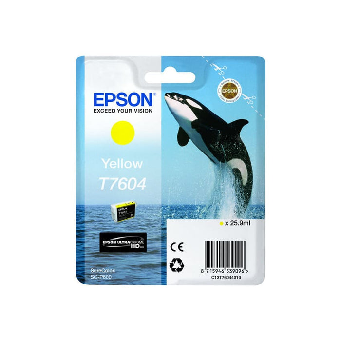 Epson Tinte C13T76044010 T7604 Gelb ca. 2.100 Seiten - Tinte