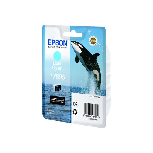 Epson Tinte C13T76054010 T7605 Photocyan ca. 2.400 Seiten -