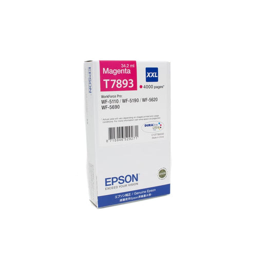 Epson Tinte C13T789340 T7893 Magenta ca. 4.000 Seiten -