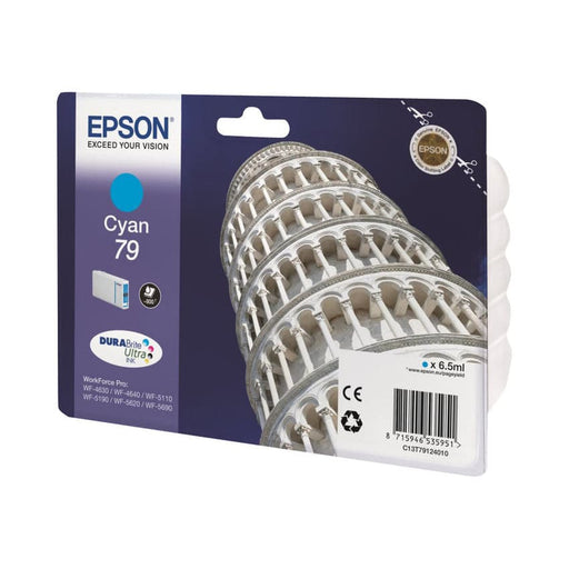 Epson Tinte C13T79124010 79 Cyan ca. 800 Seiten - Tinte