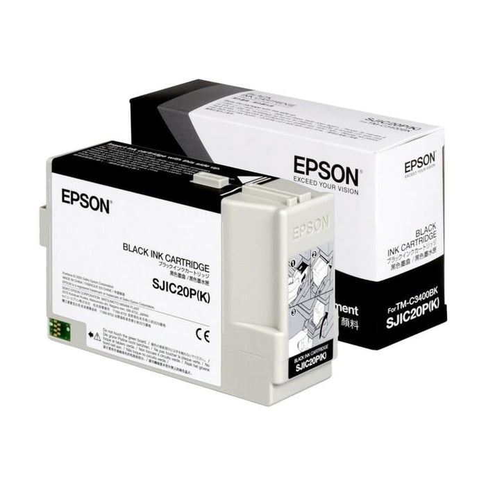 Epson Tinte C33S020490 SJIC20P Schwarz - Tinte