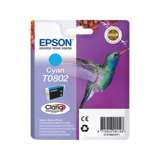 Epson Tinte T08024011 Cyan ca. 435 Seiten - Tinte