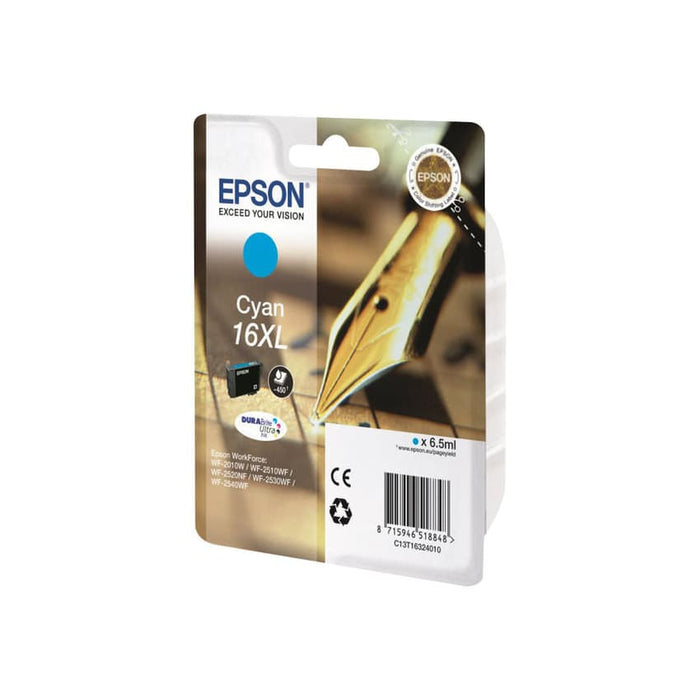 Epson Tinte T16324010 16XL Cyan ca. 450 Seiten - Tinte