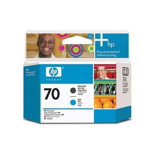 HP Druckkopf C9404A No 70 Matt Black Cyan - Tinte