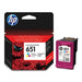 HP Tinte C2P11AE 651 Color ca. 300 Seiten - Tinte