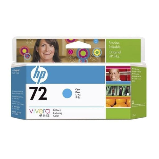 HP Tinte C9371A No 72 Cyan - Tinte