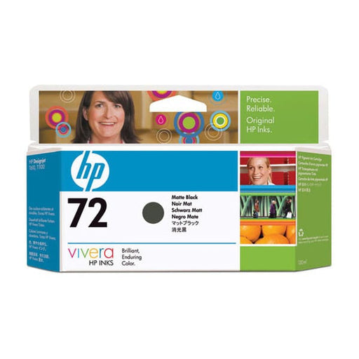 HP Tinte C9403A No 72 Mat Black - Tinte