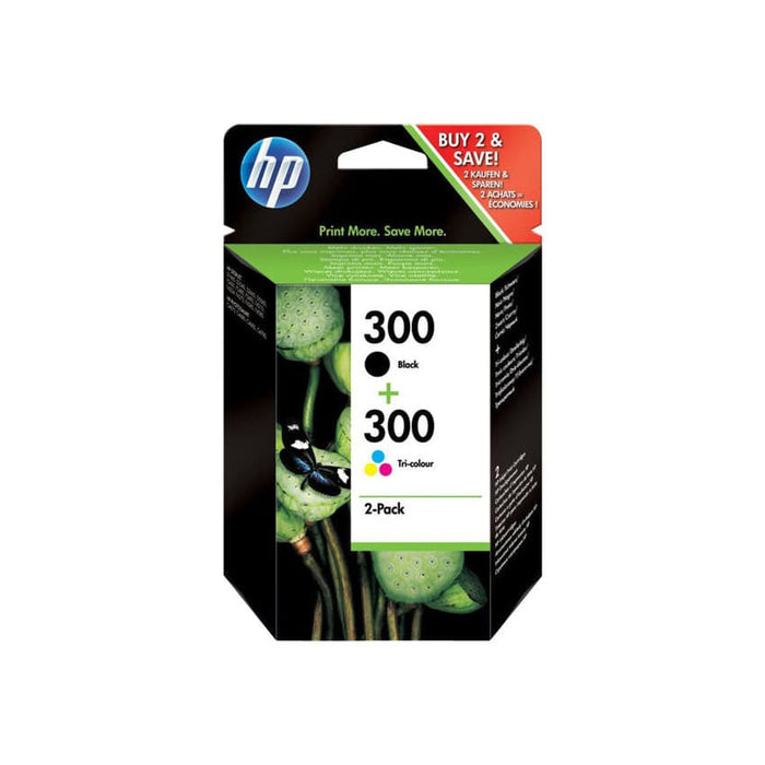 HP Tinte CN637EE No 300 Black Cyan Magenta Yellow ca. 200