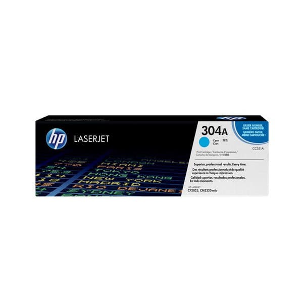 HP Toner CC531A Cyan ca. 2.800 Seiten - Toner