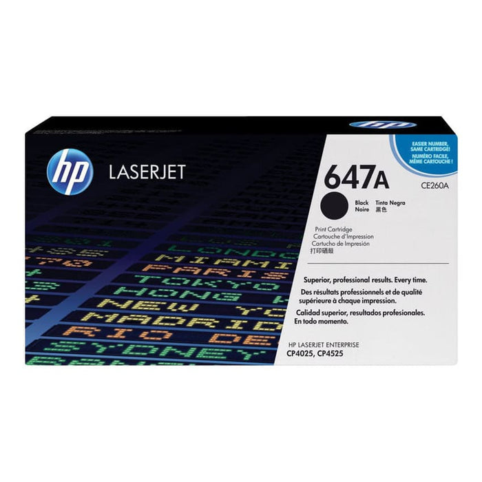 HP Toner CE260A 647A Schwarz ca. 8.500 Seiten - Toner