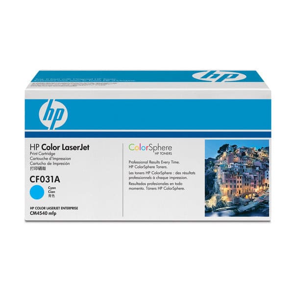 HP Toner CF031A Cyan ca. 12.500 Seiten - Toner