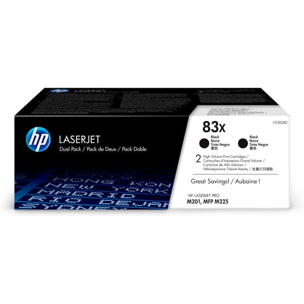 HP Toner CF283XD 83X ca. 2.200 Seiten - Toner