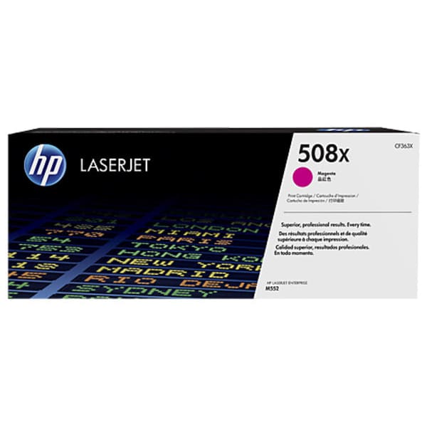 HP Toner CF363X 508X Magenta ca. 9.500 Seiten - Toner