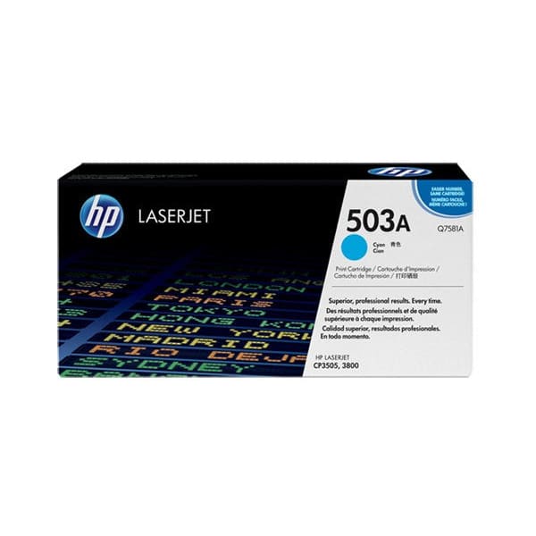 HP Toner Q7581A Cyan ca. 6.000 Seiten - Toner