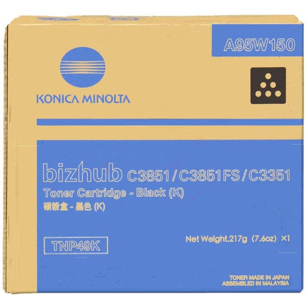 Konica Minolta Toner A95W150 TNP49K ca. 13.000 Seiten -