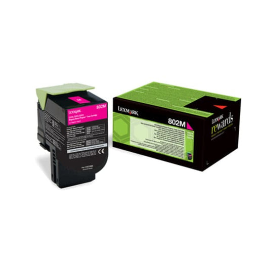 Lexmark Toner 80C20M0 802M Magenta ca. 1.000 Seiten - Toner