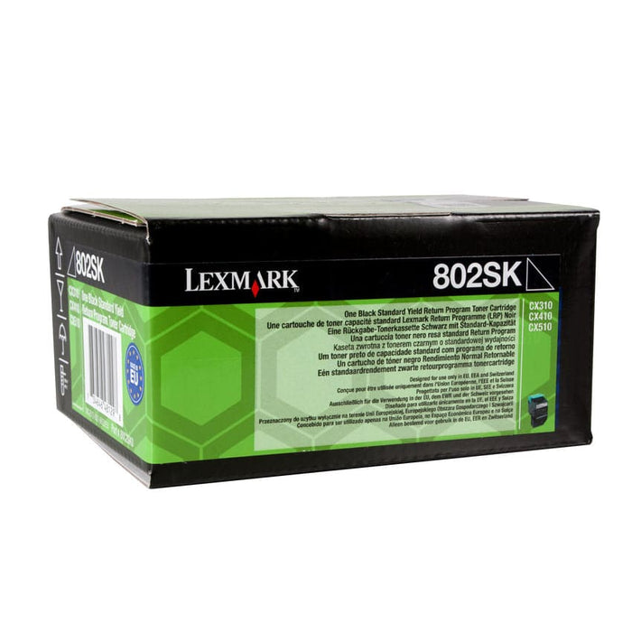 Lexmark Toner 80C2SK0 802SK Schwarz ca. 2.500 Seiten - Toner