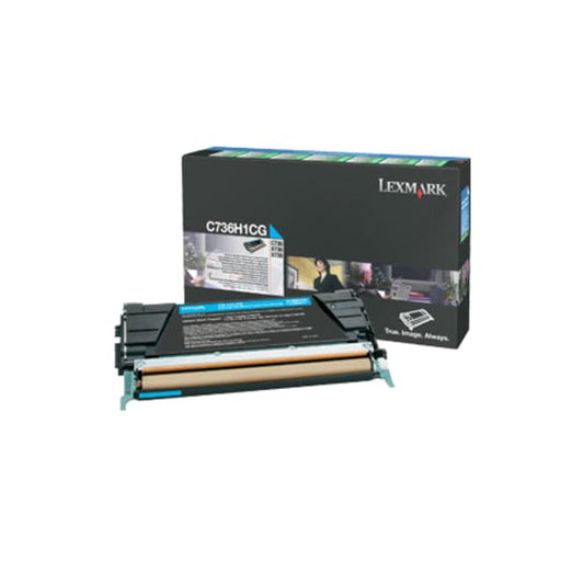 Lexmark Toner C736H1CG Cyan ca. 10.000 Seiten - Toner