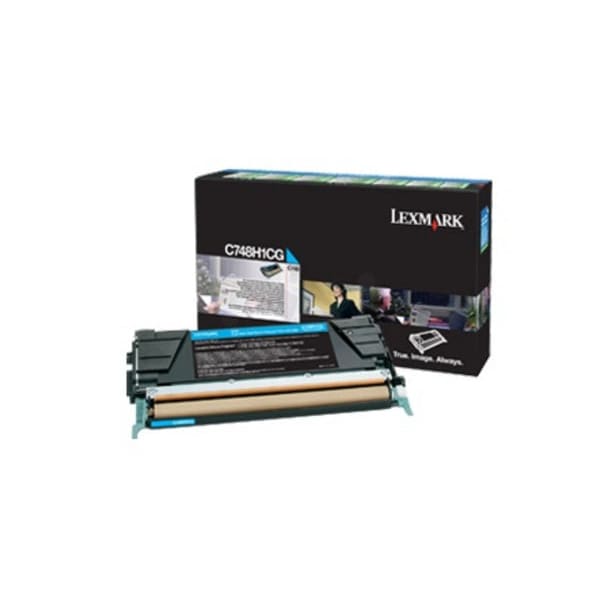 Lexmark Toner C748H3CG Cyan ca. 10.000 Seiten - Toner