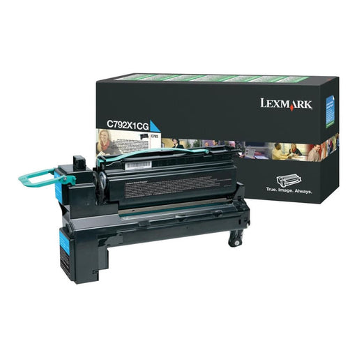 Lexmark Toner C792X1CG Cyan ca. 20.000 Seiten - Toner