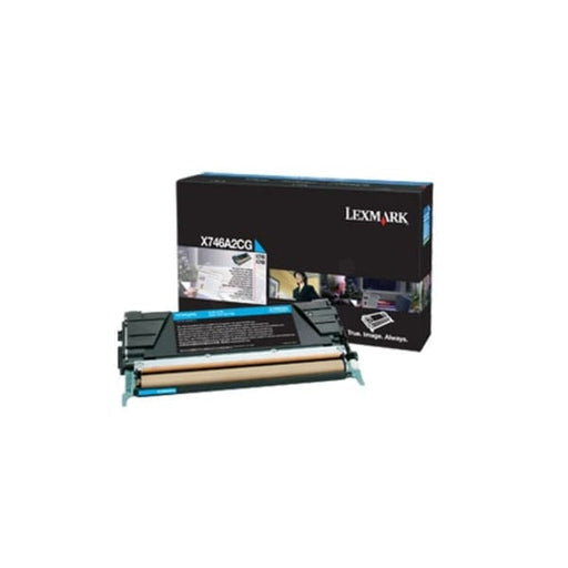 Lexmark Toner X746A3CG Cyan ca. 7.000 Seiten - Toner