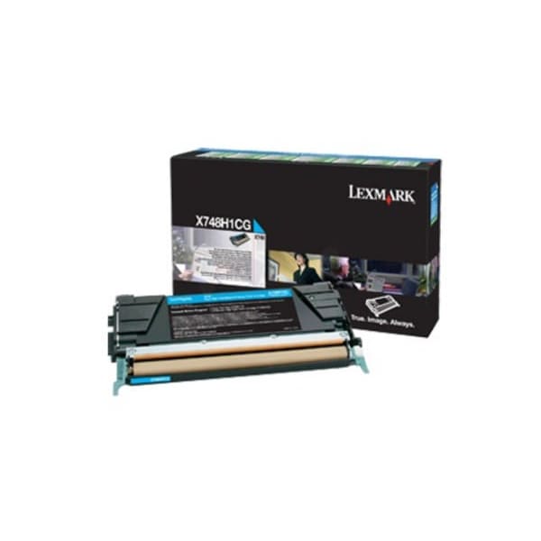 Lexmark Toner X748H3CG Cyan ca. 10.000 Seiten - Toner