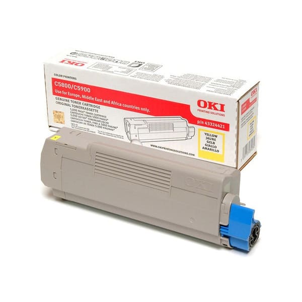 OKI Toner 43324421 Gelb ca. 5.000 Seiten - Toner