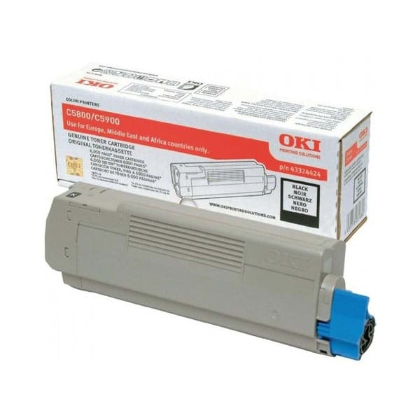 OKI Toner 43324424 Schwarz ca. 6.000 Seiten - Toner