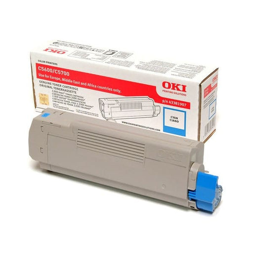 OKI Toner 43381907 Cyan ca. 2.000 Seiten - Toner