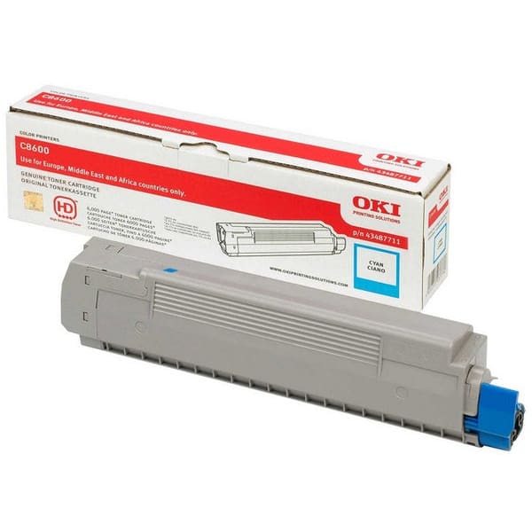 OKI Toner 43487711 Cyan ca. 6.000 Seiten - Toner