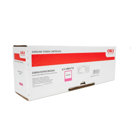 OKI Toner 43865722 Magenta ca. 6.000 Seiten - Toner