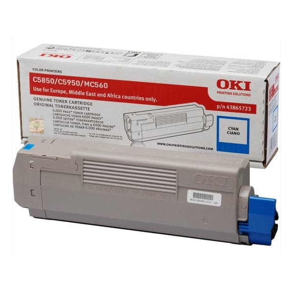 OKI Toner 43865723 Cyan ca. 6.000 Seiten - Toner