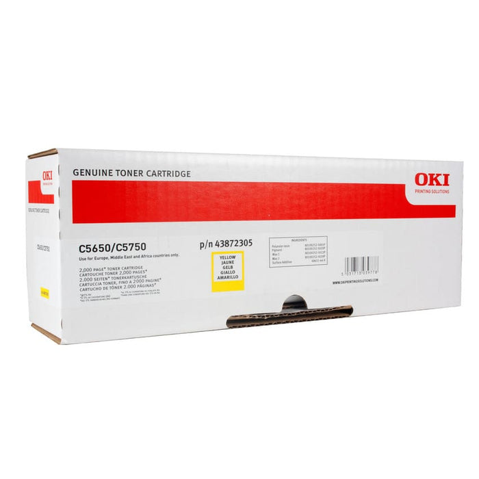 OKI Toner 43872305 Gelb ca. 2.000 Seiten - Toner