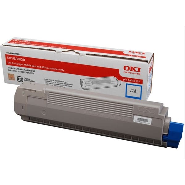 OKI Toner 44059107 Cyan ca. 8.000 Seiten - Toner