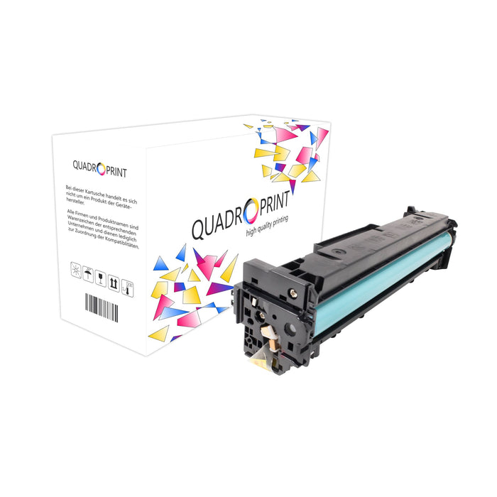 QUADROPRINT Toner ersetzt HP CE410X Schwarz ca. 4.000 Seiten