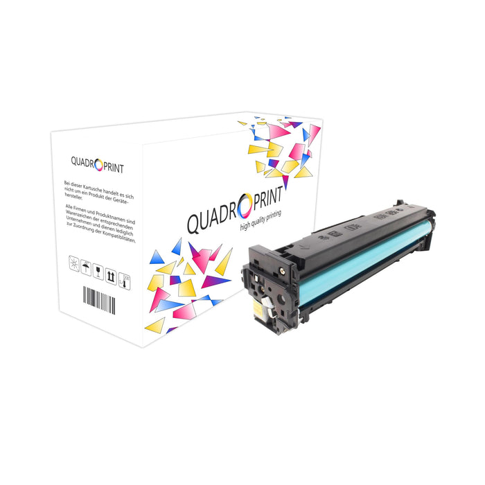 QUADROPRINT Toner ersetzt HP CE411A Cyan ca. 2.600 Seiten -