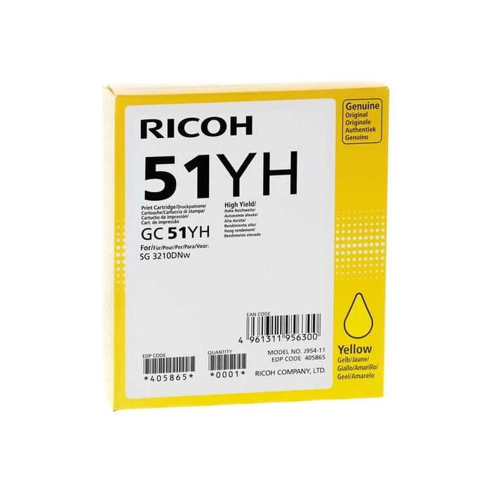 Ricoh Tinte 405865 GC51YH ca. 2.500 Seiten - Tinte